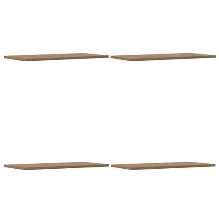 4er-Set Wandregale Eichenoptik 60x30cm - Jetzt bis zu 73,4% reduziert