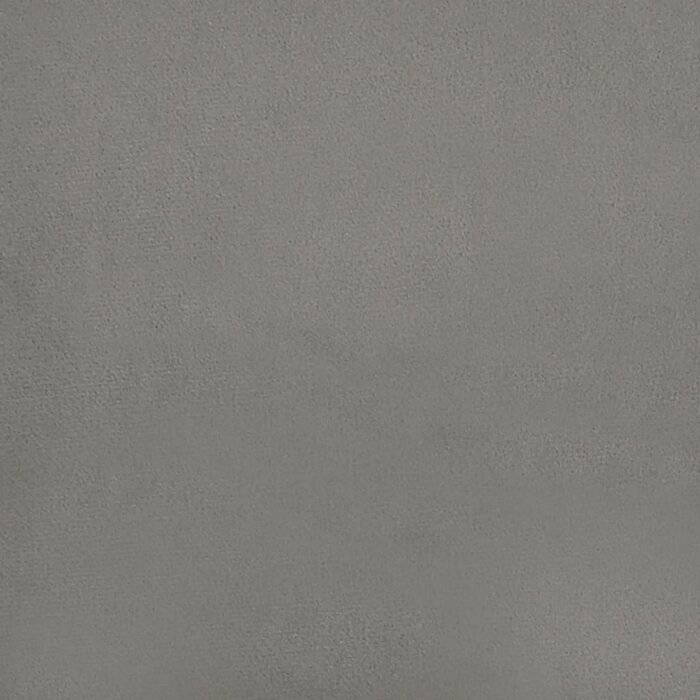 Samt Bettkopfteil 80x78/88 cm in Lichtgrau - bis zu 76,2% Rabatt