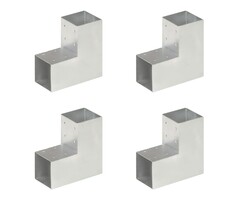 Vidaxl Pfostenverbinder L-Form 91x91 mm - 4er Set - bis zu 73% Rabatt