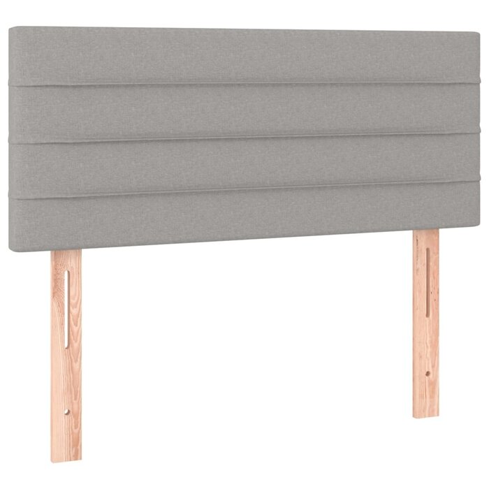Stilvolles Bettkopfteil 90x78/88 cm Hellgrau - jetzt bis zu 74,1% reduziert