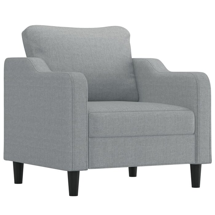 Modernes 3-Sitzer Sofa, 180 cm - Schwarz - Outlet-Rabatt bis zu 79,6%