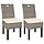 2er-Set Esszimmerstühle Kubu-Rattan & Mangoholz - Natur - bis zu 78,5% Rabatt