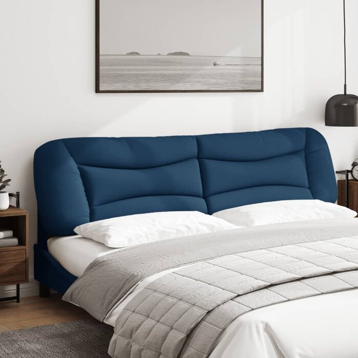 Vidaxl Stilvolles Kopfkissen für 200 cm Betthäupter in Blau - bis zu 34% sparen
