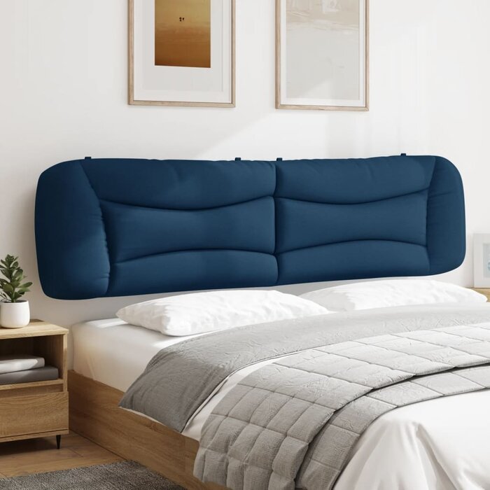 Vidaxl Stilvolles Kopfkissen für 200 cm Betthäupter in Blau - bis zu 34% sparen