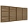 Massivholz Wand-Kopfteil Honigbraun 166x91,5cm - Jetzt bis zu 73% günstiger