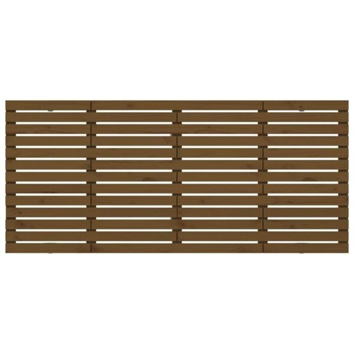 Massivholz Wand-Kopfteil Honigbraun 166x91,5cm - Jetzt bis zu 73% günstiger
