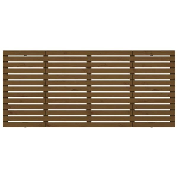 Massivholz Wand-Kopfteil Honigbraun 166x91,5cm - Jetzt bis zu 73% günstiger
