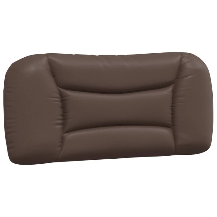Vidaxl Kunstleder-Kopfkissen für 80 cm Bett - Braun - Outlet mit bis zu 63% Rabatt