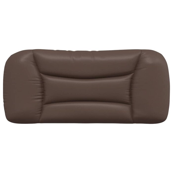 Vidaxl Kunstleder-Kopfkissen für 80 cm Bett - Braun - Outlet mit bis zu 63% Rabatt