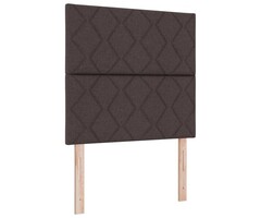 Vidaxl Stoff-Kopfteil 100 cm Dunkelbraun - Geometrisches Design - bis zu 70,9% Rabatt