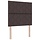 Stoff-Kopfteil 100 cm Dunkelbraun - Geometrisches Design - bis zu 70,9% Rabatt