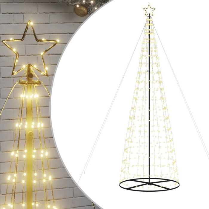Vidaxl LED-Weihnachtsbaum 300 cm mit 570 LEDs - Warmweiß - bis zu 56% Rabatt