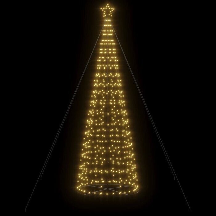 Vidaxl LED-Weihnachtsbaum 300 cm mit 570 LEDs - Warmweiß - bis zu 56% Rabatt