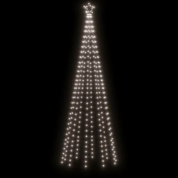 Vidaxl LED-Kegel Weihnachtsbaum, 300 cm, Kaltweiß - bis zu 36% Rabatt