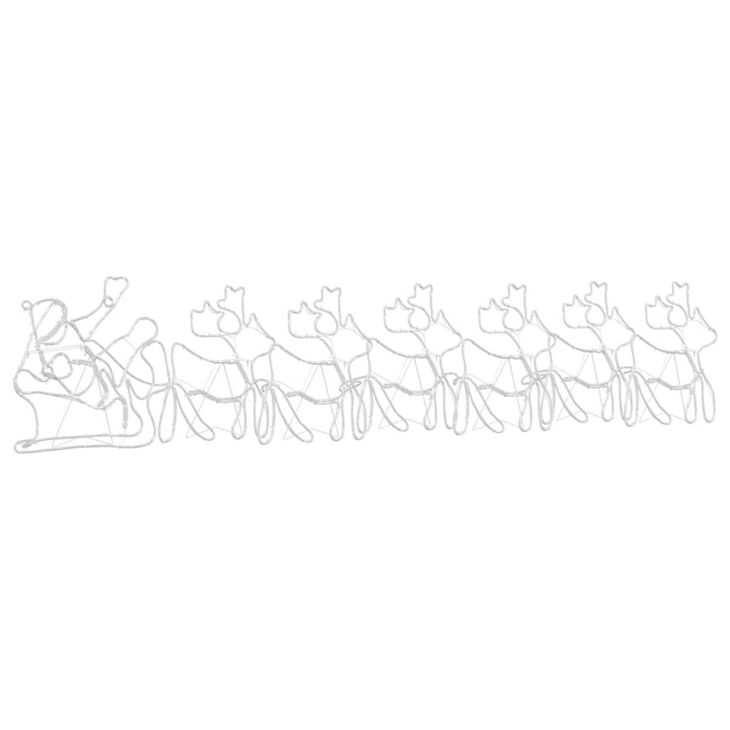 LED Weihnachtsdeko Weihnachtsmann & Schlitten 69x79cm - bis zu 66,4% Rabatt