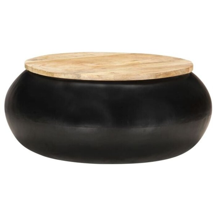 Vidaxl Couchtisch aus massivem Mangoholz 68x68cm - Jetzt bis zu 77% Rabatt