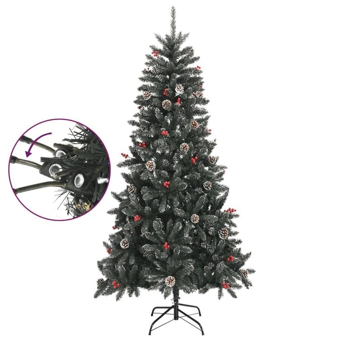 Vidaxl Künstlicher Weihnachtsbaum 210 cm mit Deko - jetzt bis zu 49% Rabatt