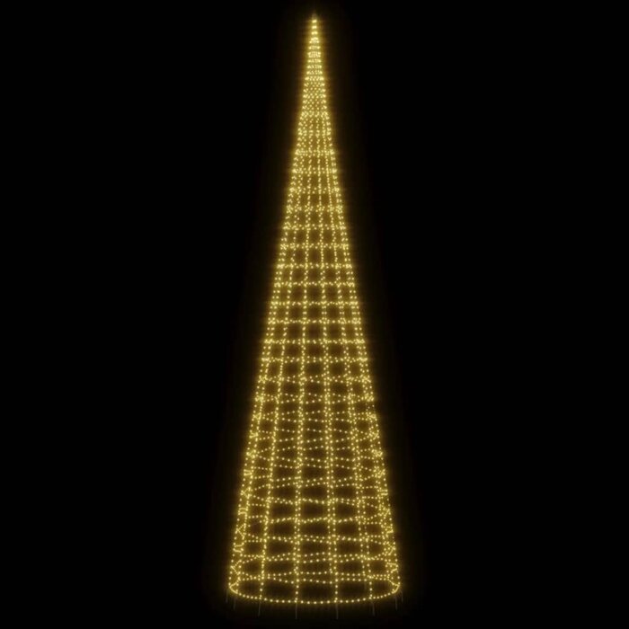 LED-Flaggenmast-Weihnachtsbaum 800 cm, 3000 LEDs - Jetzt bis zu 76,1% sparen