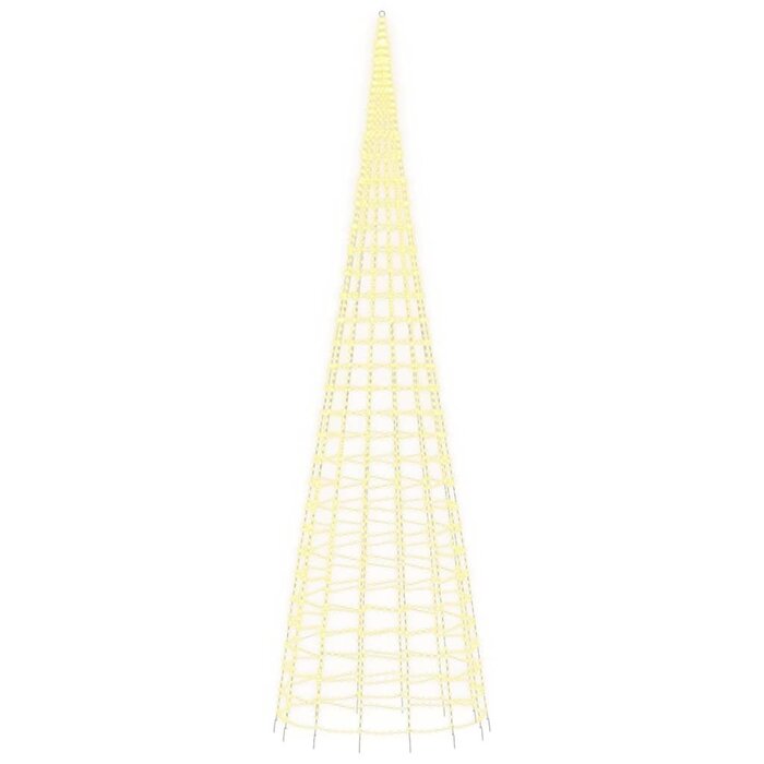 LED-Flaggenmast-Weihnachtsbaum 800 cm, 3000 LEDs - Jetzt bis zu 76,1% sparen