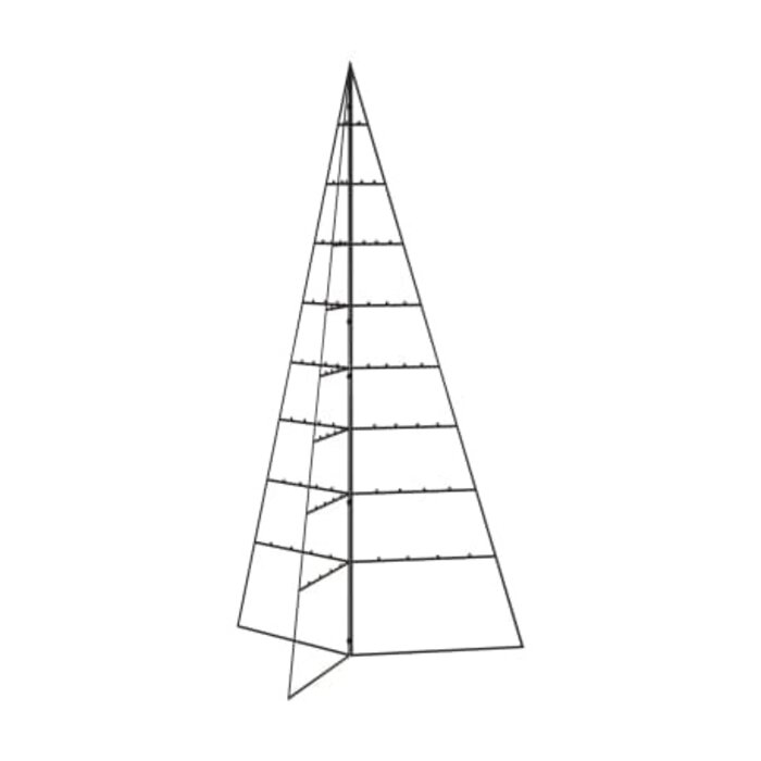 Weihnachtsbaum-Deko-Gestell aus Metall, 180 cm - Schwarz, bis zu 71,9% Rabatt
