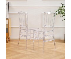 Napoleon Design-Stühle aus Polycarbonat, 2er-Set - bis zu 72% günstiger