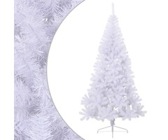 Vidaxl Halber künstlicher Weihnachtsbaum 180 cm Weiß - bis zu 57% Rabatt