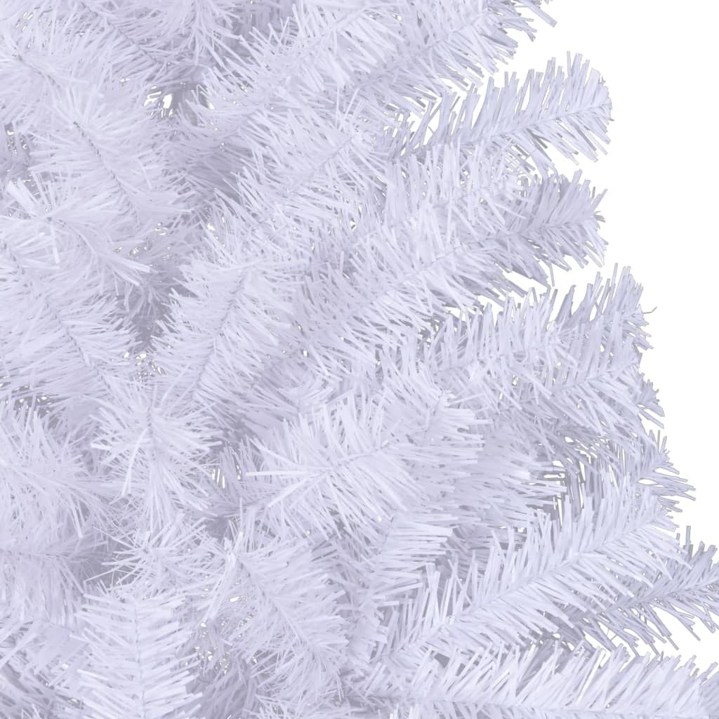 Vidaxl Halber künstlicher Weihnachtsbaum, 180 cm, Weiß - bis zu 53% sparen