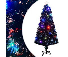 Vidaxl Künstlicher Weihnachtsbaum 150cm mit LED & Glasfaser - bis zu 33,1% Rabatt
