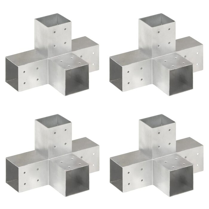 Pfostenverbinder 4er Set X-Form 81x81 mm - bis zu 68,9 % Rabatt