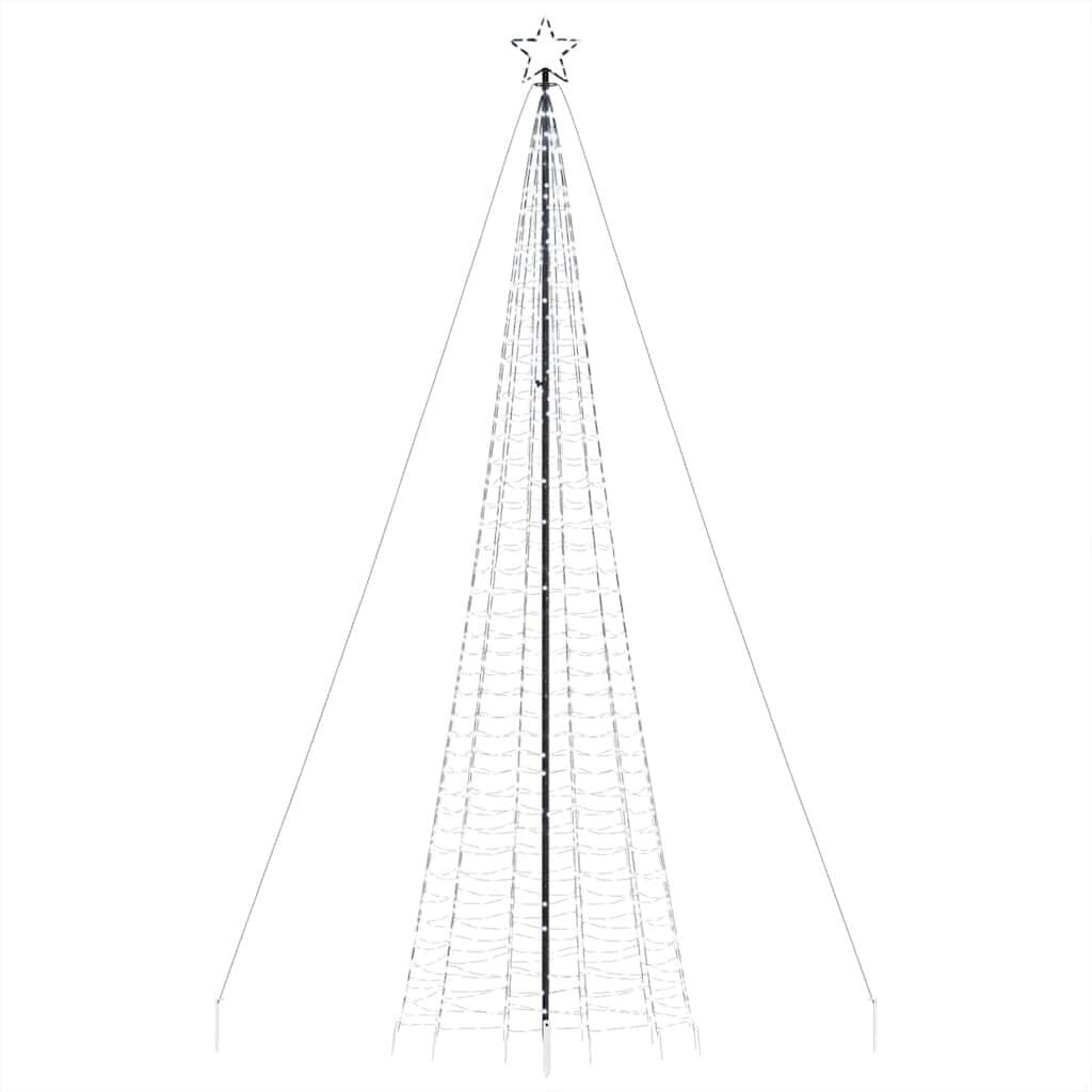 Riesiger 500 cm LED-Weihnachtsbaum, kaltweiß, bis zu 67,1 % Rabatt