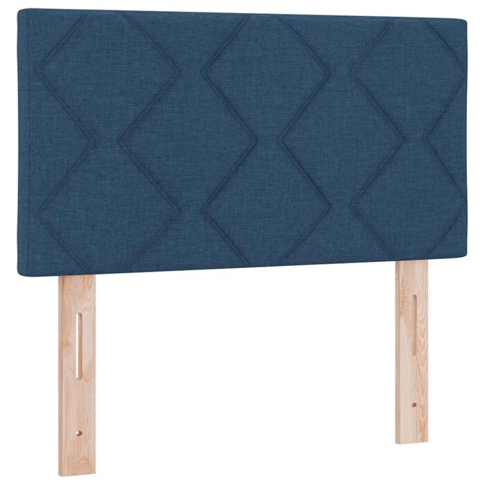 Vidaxl Stoff-Kopfteil Geometric Blau, 80x128 cm, höhenverstellbar - bis zu 73% günstiger
