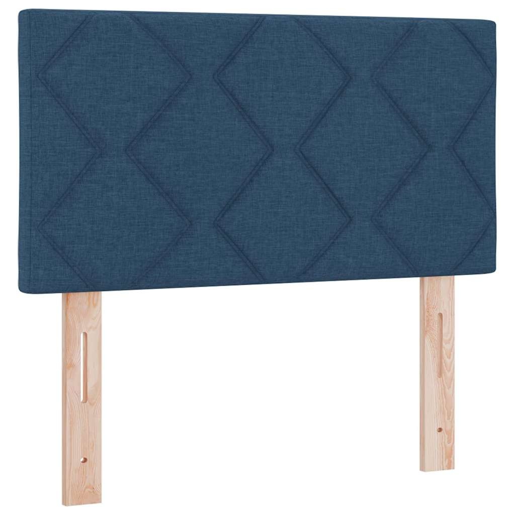 Vidaxl Stoff-Kopfteil Geometric Blau, 80x128 cm, höhenverstellbar - bis zu 73% günstiger
