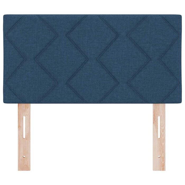 Vidaxl Stoff-Kopfteil Geometric Blau, 80x128 cm, höhenverstellbar - bis zu 73% günstiger