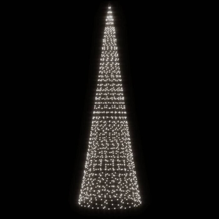 Vidaxl LED-Weihnachtsbaum für Fahnenmast 500 cm, 1534 LEDs - bis zu 59% Rabatt