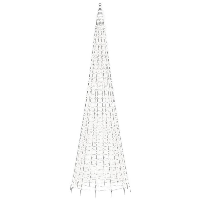 Vidaxl LED-Weihnachtsbaum für Fahnenmast 500 cm, 1534 LEDs - bis zu 59% Rabatt