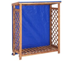 Vidaxl Brennholzregal Akazienholz 105x38x118cm - jetzt bis zu 63,5% Rabatt