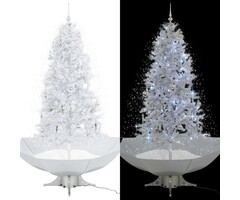 Vidaxl Weihnachtsbaum mit Schneefunktion 190 cm - Weiß - bis zu 79% Rabatt