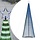 LED-Weihnachtsbaum 300 cm, 688 LEDs, Blau - bis zu 72,2% Rabatt