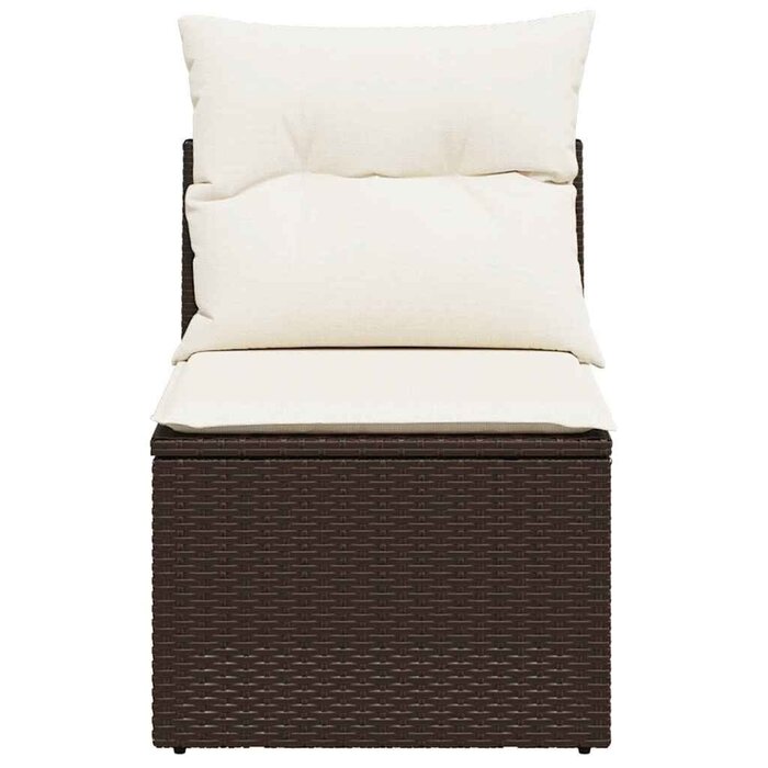 Gartenstuhl Poly-Rattan Braun mit Stauraum - bis zu 70,6% günstiger