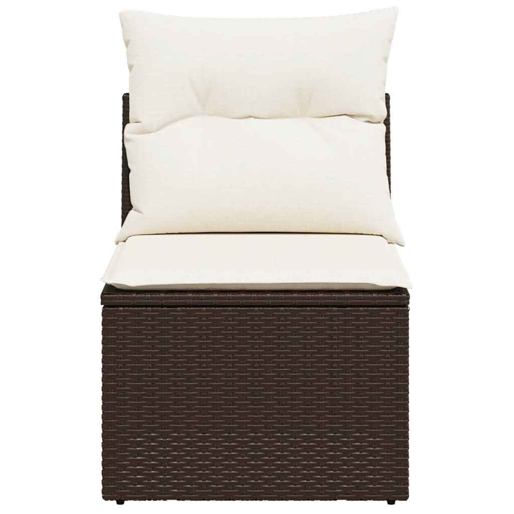 Gartenstuhl Poly-Rattan Braun mit Stauraum - bis zu 70,6% günstiger