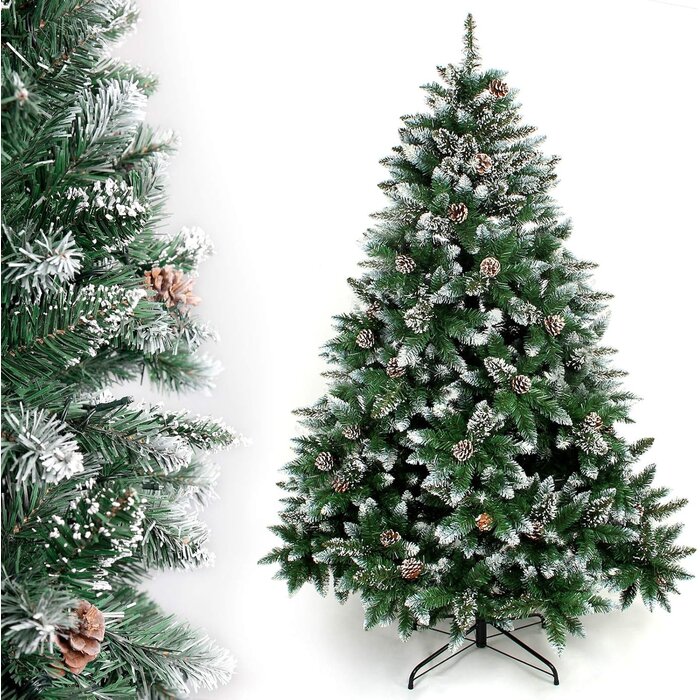 Weihnachtsbaum 180 cm mit Schnee-Effekt - jetzt bis zu 69,2% Rabatt sichern!