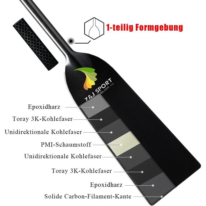 Carbon Drachenboot-Paddel, verstellbar - bis zu 70,9% Rabatt