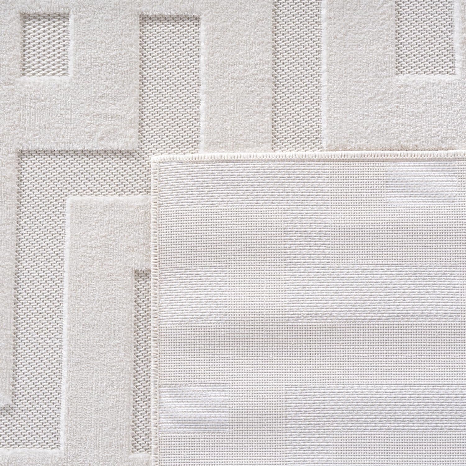 Outdoor-Teppich Labyrinth 120x170cm Creme - Bis zu 65,4% Rabatt auf Outlet