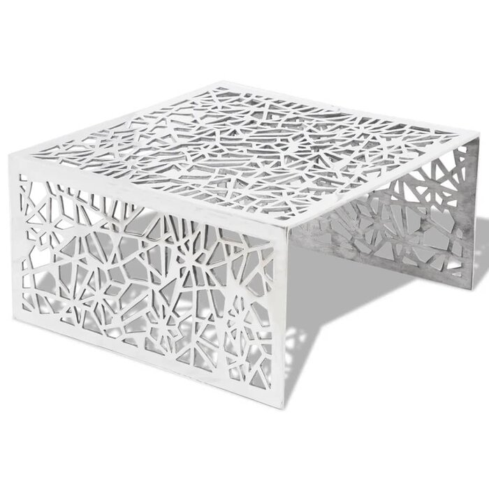Design Couchtisch aus Aluminium, silber - jetzt bis zu 65,5% reduziert