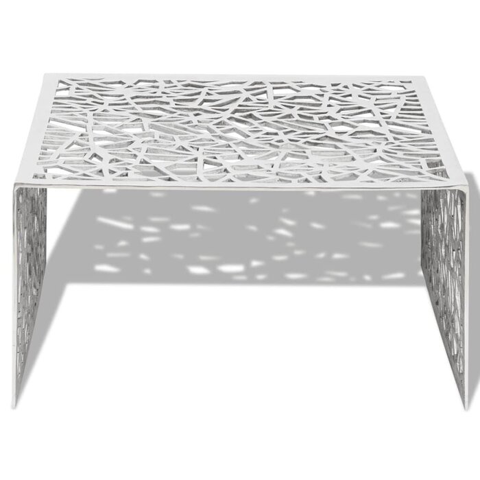 Design Couchtisch aus Aluminium, silber - jetzt bis zu 65,5% reduziert