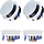 4x Deckenlautsprecher-Set 600W Bluetooth - Jetzt bis zu 65,4% günstiger