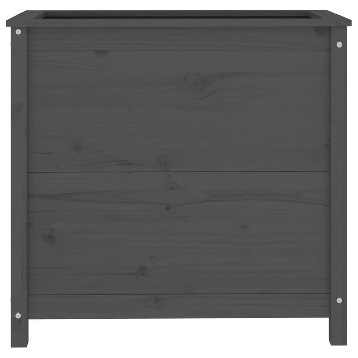 Pflanzkasten aus Kiefernholz Grau, 82,5x40x78 cm - bis zu 67% reduziert