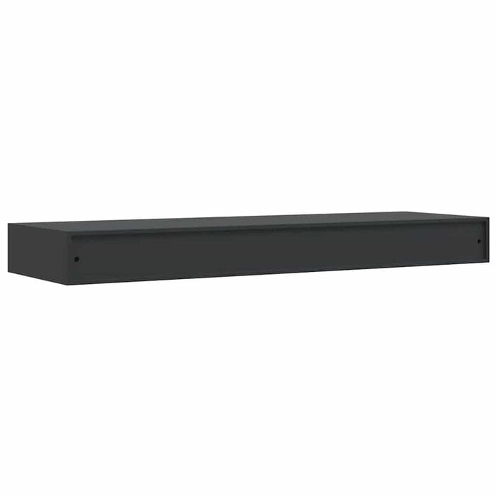 Schwebendes Wandregal mit Schublade 80x25x8 cm - Schwarz bis zu 68,7% Rabatt