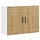 Küchenhängeschrank Kalmar Artisan-Eiche 80x60cm - bis zu 69,1% günstiger