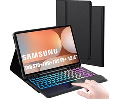 Roofei Tastatur-Hülle für 12,4" Samsung Tablets mit RGB & Touchpad - bis zu 68,1% Rabatt